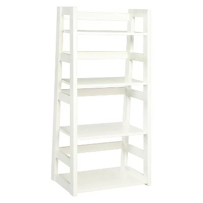 44.25" Designs2Go Trestle Bookcase - Breighton Home White 9 44.25" Designs2Go Trestle Bookcase - Breighton Home White - Image 7