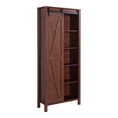 72" Arbolada Sliding Door Bookcase - HOMES: Inside + Out White Oak 3 72" Arbolada Sliding Door Bookcase - HOMES: Inside + Out White Oak