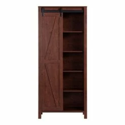 72" Arbolada Sliding Door Bookcase - HOMES: Inside + Out White Oak 18 72" Arbolada Sliding Door Bookcase - HOMES: Inside + Out White Oak -Bookshelves Sales Shop unnamed file 4828