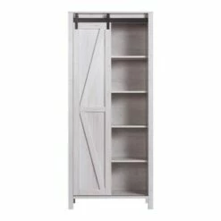 72" Arbolada Sliding Door Bookcase - HOMES: Inside + Out White Oak 19 72" Arbolada Sliding Door Bookcase - HOMES: Inside + Out White Oak -Bookshelves Sales Shop unnamed file 4829