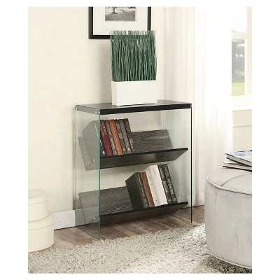 27.75" SoHo Bookcase Weathered Gray - Breighton Home 4 27.75" SoHo Bookcase Weathered Gray - Breighton Home - Image 2