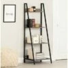 57.75" Evane 4 Fixed Shelves Shelving Unit Ash Oak - South Shore