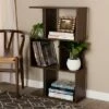 40.2" Legende Finished Display Bookcase Brown/Dark Gray - Baxton Studio -Bookshelves Sales Shop unnamed file 4868