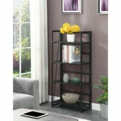 Xtra Folding 4 Tier Bookshelf - Breighton Home Gray