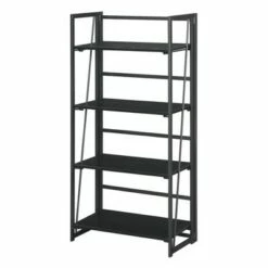 Xtra Folding 4 Tier Bookshelf - Breighton Home Gray -Bookshelves Sales Shop unnamed file 4895