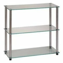 26.5" Designs2Go Classic Glass 3 Shelf Bookshelf - Breighton Home Clear 9 26.5" Designs2Go Classic Glass 3 Shelf Bookshelf - Breighton Home Clear -Bookshelves Sales Shop unnamed file 4913