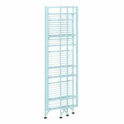 45" Xtra Storage 4 Tier Folding Metal Shelf Sea Foam - Breighton Home -Bookshelves Sales Shop unnamed file 4948