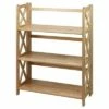 38" 3-Shelf Folding Bookcase - Flora Home Natural 1 38" 3-Shelf Folding Bookcase - Flora Home Natural -Bookshelves Sales Shop unnamed file 4958