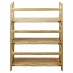 38" 3-Shelf Folding Bookcase - Flora Home Natural -Bookshelves Sales Shop unnamed file 4960
