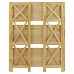 38" 3-Shelf Folding Bookcase - Flora Home Natural -Bookshelves Sales Shop unnamed file 4961
