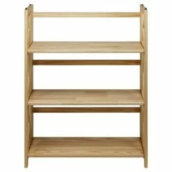 38" 3-Shelf Folding Bookcase - Flora Home Natural -Bookshelves Sales Shop unnamed file 4965