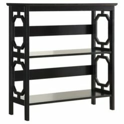 Breighton Home Omega 3 Tier Bookcase 32.5" Black - Convenience Concepts® -Bookshelves Sales Shop unnamed file 4973