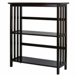 Flora Home 33.5" 3 Tier Mission Style Shelf -Bookshelves Sales Shop unnamed file 4987