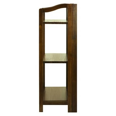 Flora Home Stratford 36" 3 Shelf Folding Bookcase 3 Flora Home Stratford 36" 3 Shelf Folding Bookcase