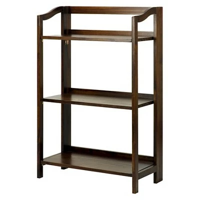 Flora Home Stratford 36" 3 Shelf Folding Bookcase 5 Flora Home Stratford 36" 3 Shelf Folding Bookcase - Image 3