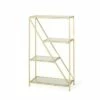 Kokesh Modern Glam Tempered Glass 3 Shelf Asymmetrical Bookcase Gold - Christopher Knight Home -Bookshelves Sales Shop unnamed file 5048