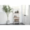 Olivia & May Farmhouse Pine Wood Shelving Unit White - Olivia & May -Bookshelves Sales Shop unnamed file 5070