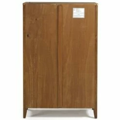 Camaflexi 4 Tier Shaker Style Open Storage Organization Bookshelf Wood Bookcase Shelf Unit w/ 3 Adjustable and 1 Fixed Shelves, Brown Cherry Finish -Bookshelves Sales Shop unnamed file 5107