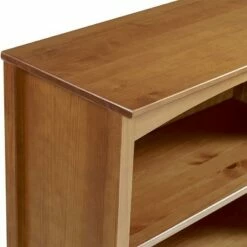 Camaflexi 4 Tier Shaker Style Open Storage Organization Bookshelf Wood Bookcase Shelf Unit w/ 3 Adjustable and 1 Fixed Shelves, Brown Cherry Finish -Bookshelves Sales Shop unnamed file 5108