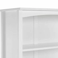Camaflexi 6 Tier Shaker Style Open Storage Organization Bookshelf Wood Bookcase Shelf Unit w/ 4 Adjustable and 2 Fixed Shelves, White Finish -Bookshelves Sales Shop unnamed file 5112