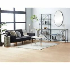 Olivia & May Industrial Iron Wall Shelf Black - Olivia & May -Bookshelves Sales Shop unnamed file 5149