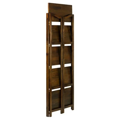 Flora Home Stratford 60.25" 5 Shelf Folding Bookcase 3 Flora Home Stratford 60.25" 5 Shelf Folding Bookcase