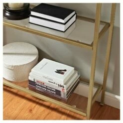 80.5" Aimee Etagere Gold - Crosley -Bookshelves Sales Shop unnamed file 5215