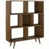 52" Realm Bookshelf Walnut - Modway 2 52" Realm Bookshelf Walnut - Modway -Bookshelves Sales Shop unnamed file 5233