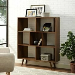 52" Realm Bookshelf Walnut - Modway -Bookshelves Sales Shop unnamed file 5236