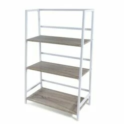 Atlantic Folding 3-Tier Shelf - urb SPACE White -Bookshelves Sales Shop unnamed file 5251