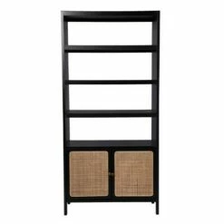 74" Groveholme Bookcase/Storage Shelf Black/Gold - Aiden Lane 13 74" Groveholme Bookcase/Storage Shelf Black/Gold - Aiden Lane -Bookshelves Sales Shop unnamed file 5267