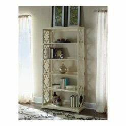 Anthony 72" 5 Shelf Painted Bookcase - Powell Company Black -Bookshelves Sales Shop unnamed file 5284
