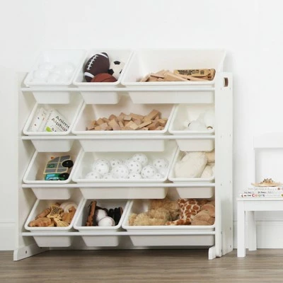 Kids' Toy Organizer Cambridge Collection White - Humble Crew 7 Kids' Toy Organizer Cambridge Collection White - Humble Crew - Image 5