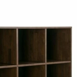 57" Pearson Solid Hardwood Cube Storage with Drawers Walnut Brown - WyndenHall -Bookshelves Sales Shop unnamed file 5306