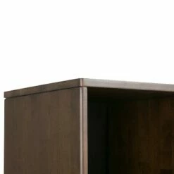 57" Pearson Solid Hardwood Cube Storage with Drawers Walnut Brown - WyndenHall -Bookshelves Sales Shop unnamed file 5307