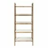 Madison Park 74" Avenu Shelf - Pecan/Off White -Bookshelves Sales Shop unnamed file 5318