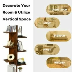 Costway 8-shelf Bookcase Freestanding Tree shelf Display Storage Stand BlackWhite 22 Costway 8-shelf Bookcase Freestanding Tree shelf Display Storage Stand BlackWhite -Bookshelves Sales Shop unnamed file 534