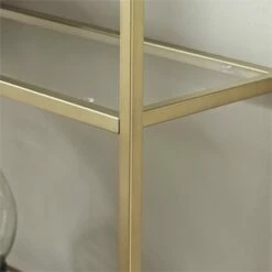 Metal Glass Bookcase in Antique Gold - Pemberly Row -Bookshelves Sales Shop unnamed file 5355