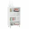 40.75" Monterey 4 Shelf Bookshelf White - Chique 1 40.75" Monterey 4 Shelf Bookshelf White - Chique -Bookshelves Sales Shop unnamed file 5360