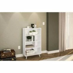 40.75" Monterey 4 Shelf Bookshelf White - Chique -Bookshelves Sales Shop unnamed file 5365