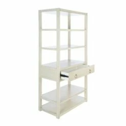 70" Johni 1 Drawer and 5 Shelves Etagere - Safavieh Antique White 17 70" Johni 1 Drawer and 5 Shelves Etagere - Safavieh Antique White -Bookshelves Sales Shop unnamed file 5371