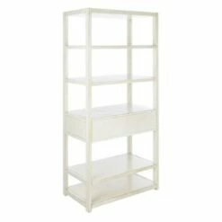70" Johni 1 Drawer and 5 Shelves Etagere - Safavieh Antique White 20 70" Johni 1 Drawer and 5 Shelves Etagere - Safavieh Antique White -Bookshelves Sales Shop unnamed file 5374