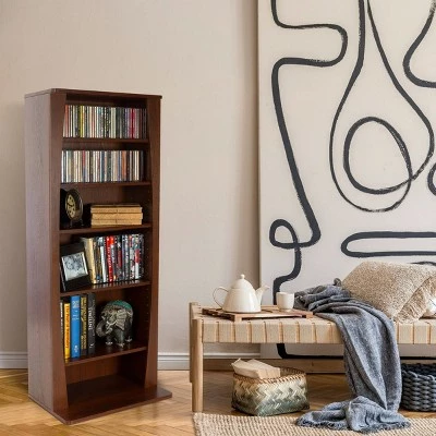 47" Canoe Curved Multimedia Cabinet Chestnut - Atlantic 4 47" Canoe Curved Multimedia Cabinet Chestnut - Atlantic - Image 2