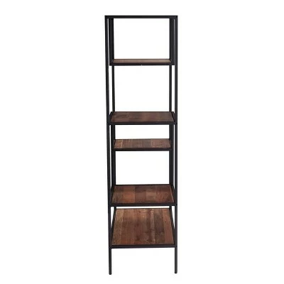 58.75" Thropel Reclaimed Wood Etagere Natural/Gray - Aiden Lane 7 58.75" Thropel Reclaimed Wood Etagere Natural/Gray - Aiden Lane - Image 5