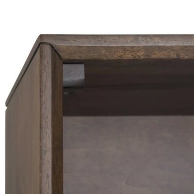 66"x30" Devlin Mid-Century Bookshelf Walnut Brown - WyndenHall 4 66"x30" Devlin Mid-Century Bookshelf Walnut Brown - WyndenHall - Image 2