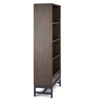 66"x30" Devlin Mid-Century Bookshelf Walnut Brown - WyndenHall 8 66"x30" Devlin Mid-Century Bookshelf Walnut Brown - WyndenHall - Image 6