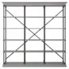 84" Belvidere 5 Shelf Wide Bookshelf - Inspire Q Ivory White -Bookshelves Sales Shop unnamed file 5421
