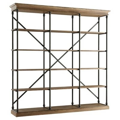 84" Belvidere 5 Shelf Wide Bookshelf - Inspire Q Ivory White 10 84" Belvidere 5 Shelf Wide Bookshelf - Inspire Q Ivory White - Image 8