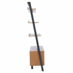 71.96" Vlad 3 Shelves and 1 Door Etagere Natural/Charcoal - Safavieh -Bookshelves Sales Shop unnamed file 5452