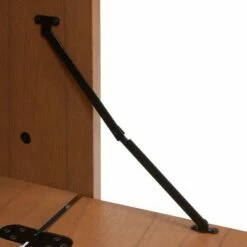 71.96" Vlad 3 Shelves and 1 Door Etagere Natural/Charcoal - Safavieh -Bookshelves Sales Shop unnamed file 5459